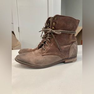 Free People Leather and Suede Boots